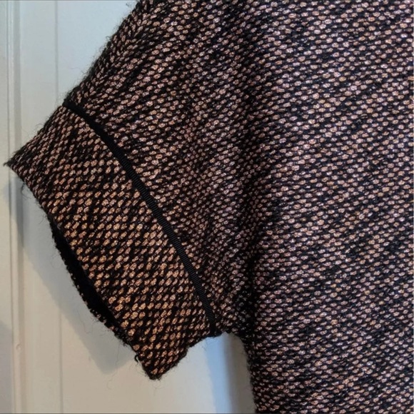 J.Crew Collection Short-sleeve Rose-gold Tweed Dress 00 - Picture 6 of 10